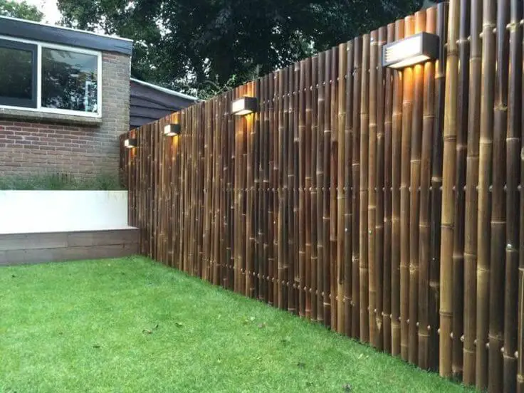 Bamboo Wooden Fence