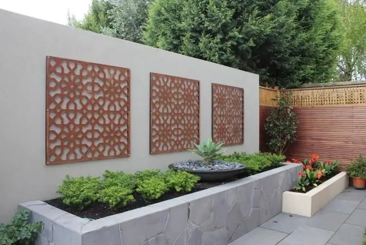 Concrete Vegetable Garden Fence