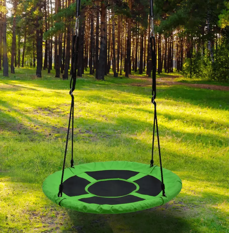 Flying saucer swing