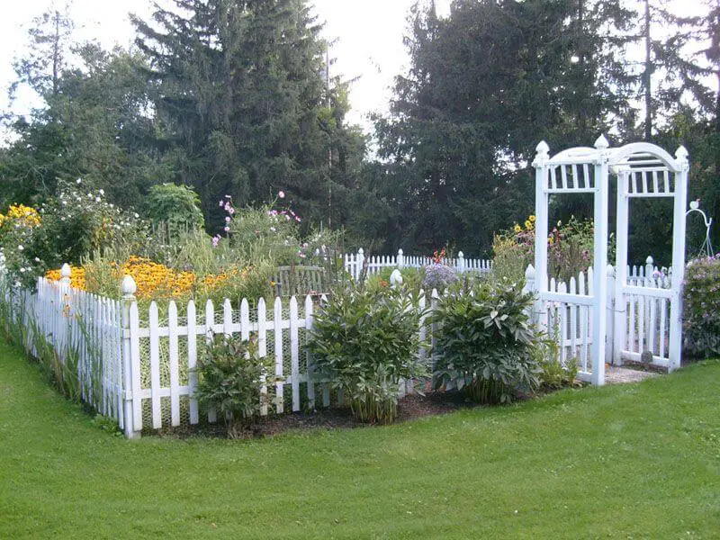 White Picket Fence garden enclosure