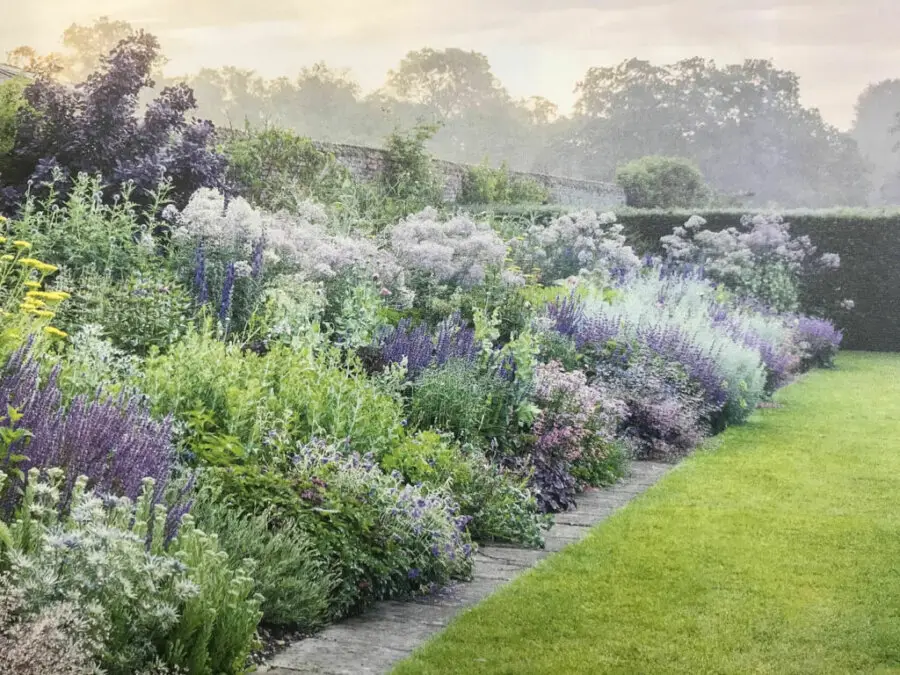 Sloping Lavender Garden