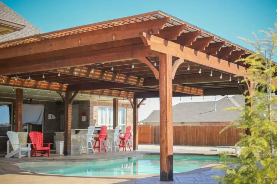 pergola over pool