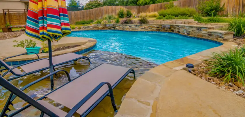 tanning ledge pool